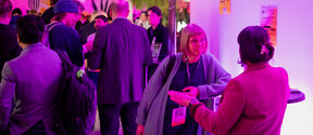 Attendees networking at Demo Day 2026