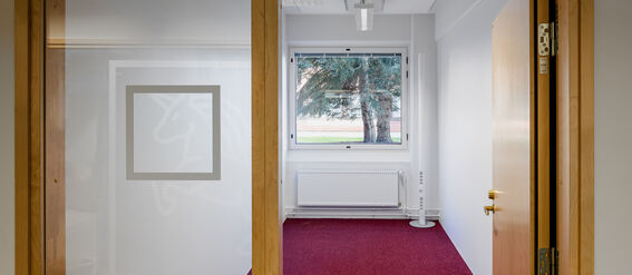 Example of a small leasable office space in startup hub A Grid